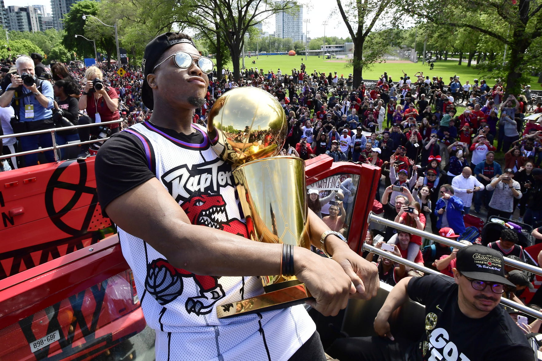 Raptors Parade Basketball